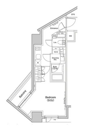 ザ・パークハビオ荏原中延プレイスの物件間取画像